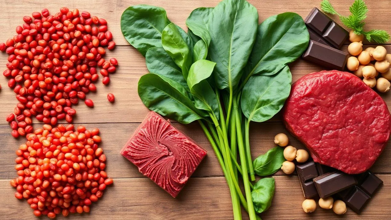Fer : bienfaits, carence, et aliments riches en fer